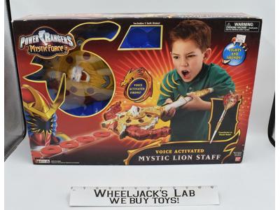 Mystic Lion Staff WORKS Power Rangers Mystic Force 2006 Bandai Figure W/Box