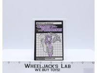 Razorclaw Action Figure Vintage Instruction Manual 1986 Hasbro G1 Transformers