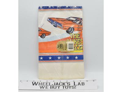 Dukes Of Hazzard 52 x 96 Party Table Cloth New General Lee 1981 Reed Vintage