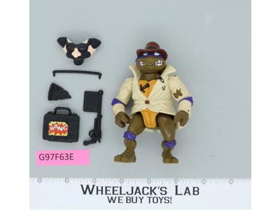 Donatello Undercover Turtle 100% Complete TMNT 1990 Playmates Vintage Figure