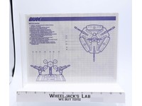 Cobra Battle Barge 1988 ORIGINAL Instructions Blueprints G.I. Joe Hasbro