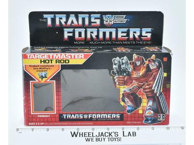Hot Road Targetmaster EMPTY BOX 1987 Vintage G1 Transformers Action Figure