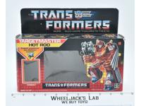 Hot Road Targetmaster EMPTY BOX 1987 Vintage G1 Transformers Action Figure