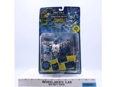 Metal Mutant Leonardo Teenage Mutant Ninja Turtles TMNT 1995 Playmates NEW MOSC