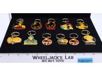 Lot of 11 Dick Tracy Keychains 1990 Disney Vintage