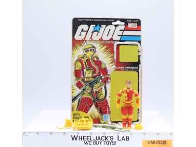 Blowtorch V1 Complete 32 Cardback 1984 G.I. Joe Hasbro Vintage Action Figure