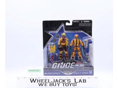Blowtorch vs HEAT Viper Heated Battle Two Pack Gi Joe 50th Anniversary SEALED