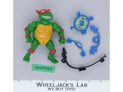 Breakfightin' Raphael 100% Complete TMNT 1989 Playmates Vintage Action Figure