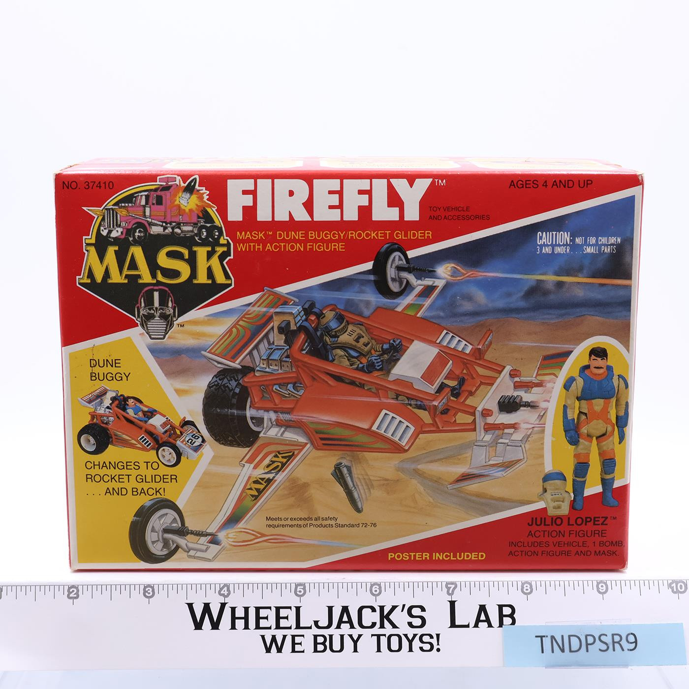 Firefly W/ Julio Lopez MASK M.A.S.K. 1986 Kenner Action Figure NEW SEALED