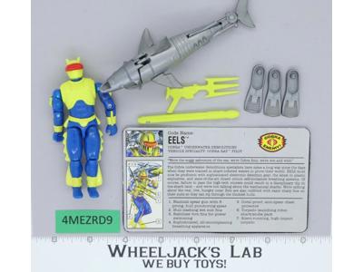 Eels V2 100% Complete G.I. Joe 1992 Hasbro Vintage Action Figure