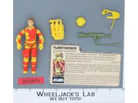 Blowtorch V1 100% Complete G.I. Joe 1984 Hasbro Vintage Action Figure
