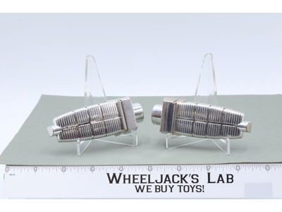 Scorponok Chrome Leg Guard Shields 1987 Vintage G1 Transformers Action Figure