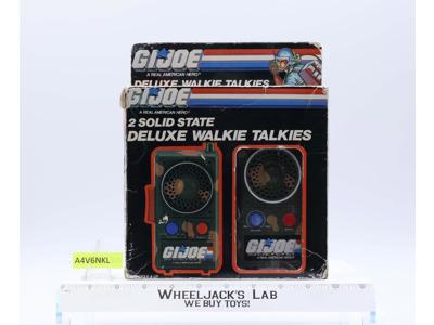 Solid State Deluxe Walkie Talkies WORKS G.I Joe 1985 Vintage Accessory