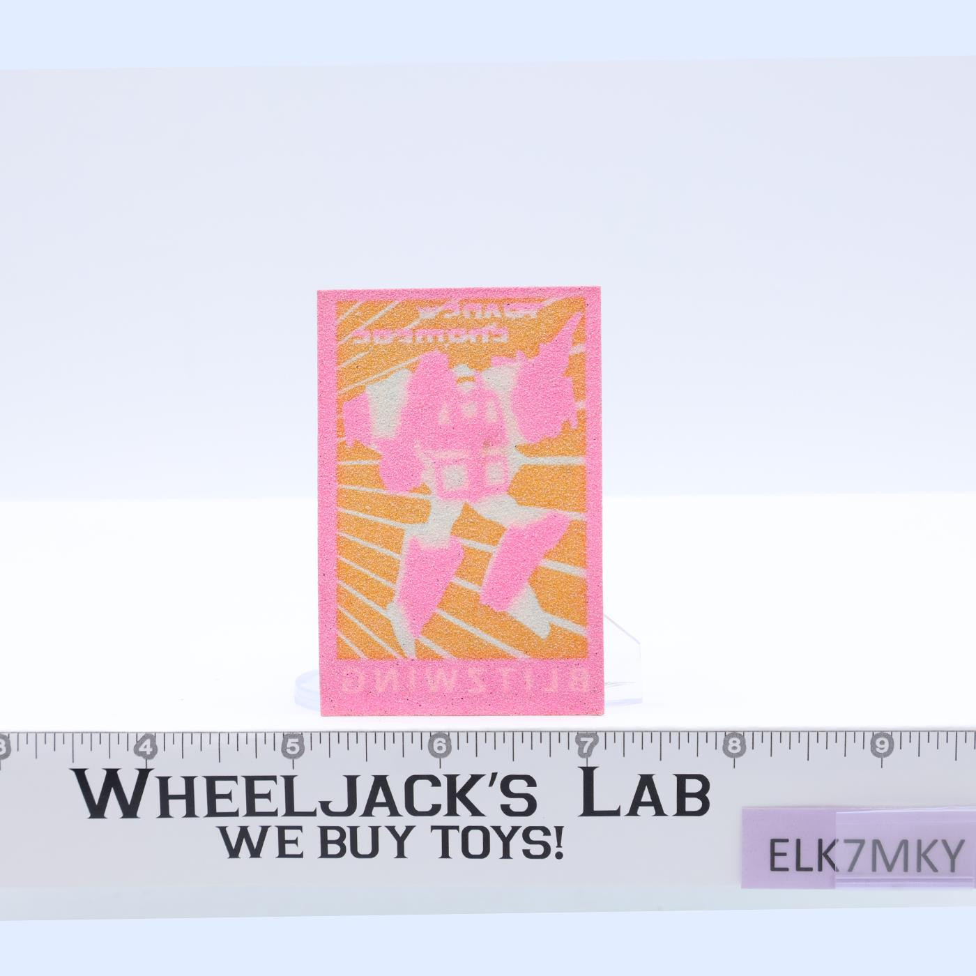 Blitzwing Reflect In the Dark Iron On Patch G1 Transformers 1985 Hasbro