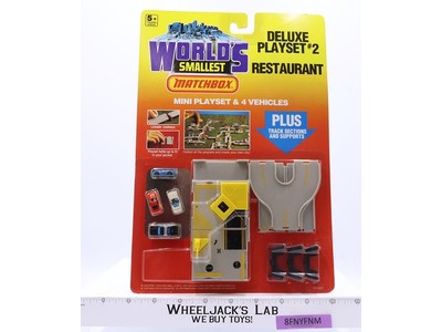 Deluxe Playset #2 Restaurant Matchbox World's Smallest 1990 NEW SEALED