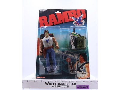 Fire Power Rambo from Rambo Force of Freedom 1985 Coleco Figure NEW SEALED