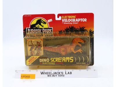 Electronic Velociraptor Jurassic Park Dino Screams 1993 Kenner NEW MOSC SEALED