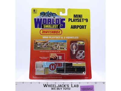 Mini Playset #9 Airport Matchbox World's Smallest 1990 NEW SEALED