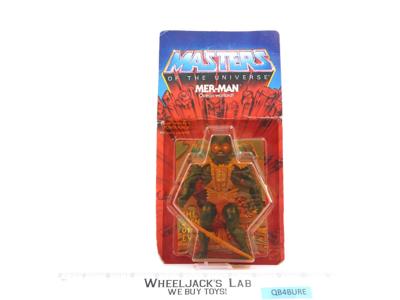 Mer-Man Masters of the Universe MOTU 1982 Mattel Action Figure NEW MOSC SEALED