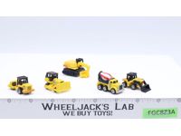 Lot of 5 Yellow Construction Vehicles Micro Machines 1988-89 Galoob Vintage