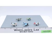 Lot of 5 WWII Fighter Planes Micro Machines 1988-89 Galoob Vintage