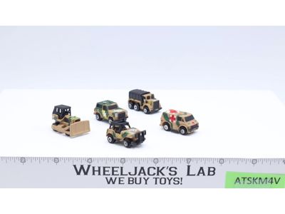 Lot of 5 Military Vehicles Micro Machines 1988-89 Galoob Vintage