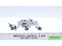 Lot of 5 Helicopters Micro Machines 1988-89 Galoob Vintage