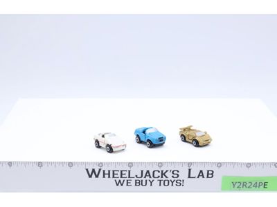 Lot of 3 Deluxe Collection V 5 Micro Machines Cars 1988 Galoob Vintage