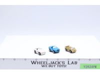 Lot of 3 Deluxe Collection V 5 Micro Machines Cars 1988 Galoob Vintage