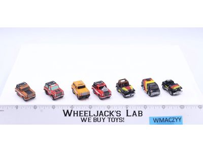 Lot of 7 Misc Vans/Jeeps/Vehicles 1988-89 Vintage Galoob Micro Machines