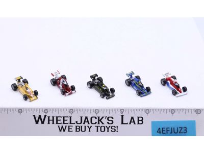 Lot of 5 Formula One Race Cars 1988-89 Vintage Galoob Micro Machines