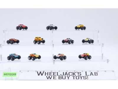 Lot of 11 Micro Machines Monster Trucks 1980's Vintage Galoob Super Wheels 4x4