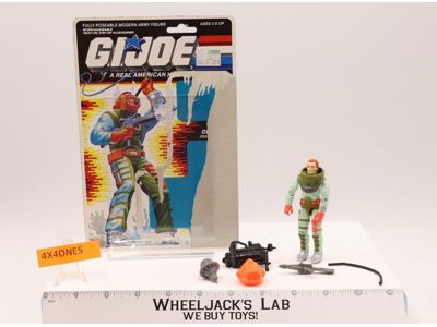 Deepsix V2 100% Complete w Cardback 1989 G.I. Joe Hasbro Vintage Action Figure
