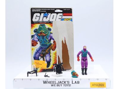 Toxo-Viper V1 100% Complete 34 Cardback 1988 G.I. Joe Hasbro Vintage Figure