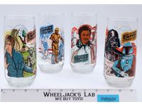 Complete Set of 4 Star Wars Empire Strikes Back Glass Cups 1980 Burger King