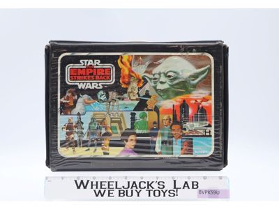 Star Wars ESB Vinyl Collector Case TAN TRAYS 1977 Kenner Storage Case