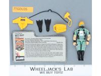Wet-Suit V1 100% Complete G.I. Joe 1986 Hasbro Vintage Action Figure
