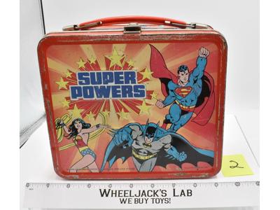 Super Powers Metal Lunchbox DC Comics Aladdin Industries 1983 Vintage