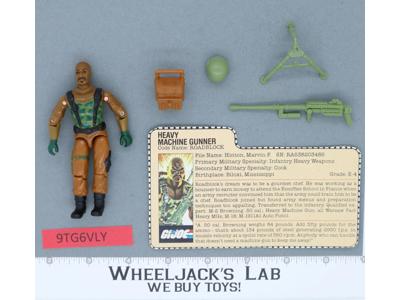 Roadblock V1 100% Complete G.I. Joe 1984 Hasbro Vintage Action Figure
