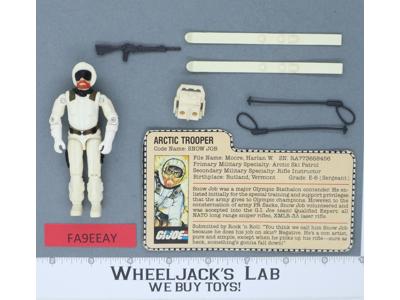 Snow Job V1 100% Complete G.I. Joe 1983 Hasbro Vintage Action Figure