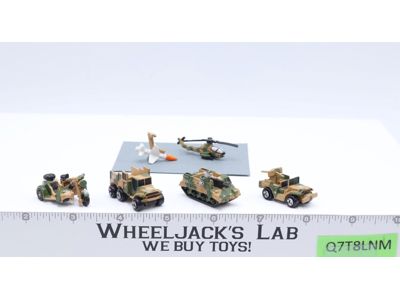 Lot of 6 Military Vehicle Micro Machines 1987-89 Galoob Vintage
