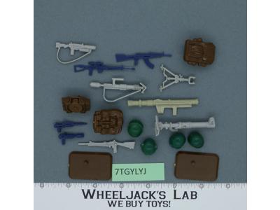 Battle Gear Accessory Set 2 Lot 9 1984 Weapons GI Joe Vintage Action Figure