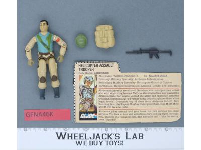 Airborne V1 100% Complete G.I. Joe 1983 Hasbro Vintage Action Figure