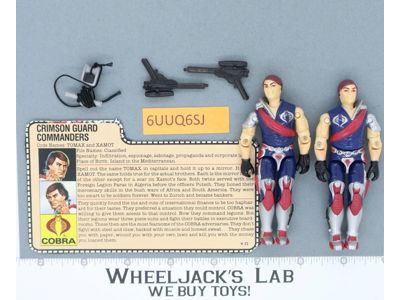 Tomax & Xamot V1 100% Complete G.I. Joe 1985 Hasbro Vintage Action Figure