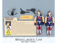 Tomax & Xamot V1 100% Complete G.I. Joe 1985 Hasbro Vintage Action Figure