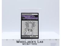 Blitzwing Instruction Manual Booklet 1985 Hasbro G1 Transformers