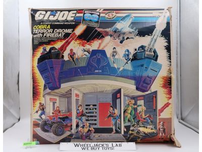 Terror Drome Boxed 100% Complete GI Joe 1986 Hasbro Figure Playset NO REPRO