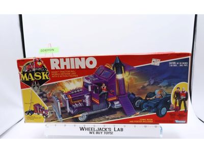 Rhino Matt Trakker Bruce Sato 100% Complete W Box MASK Kenner Vintage