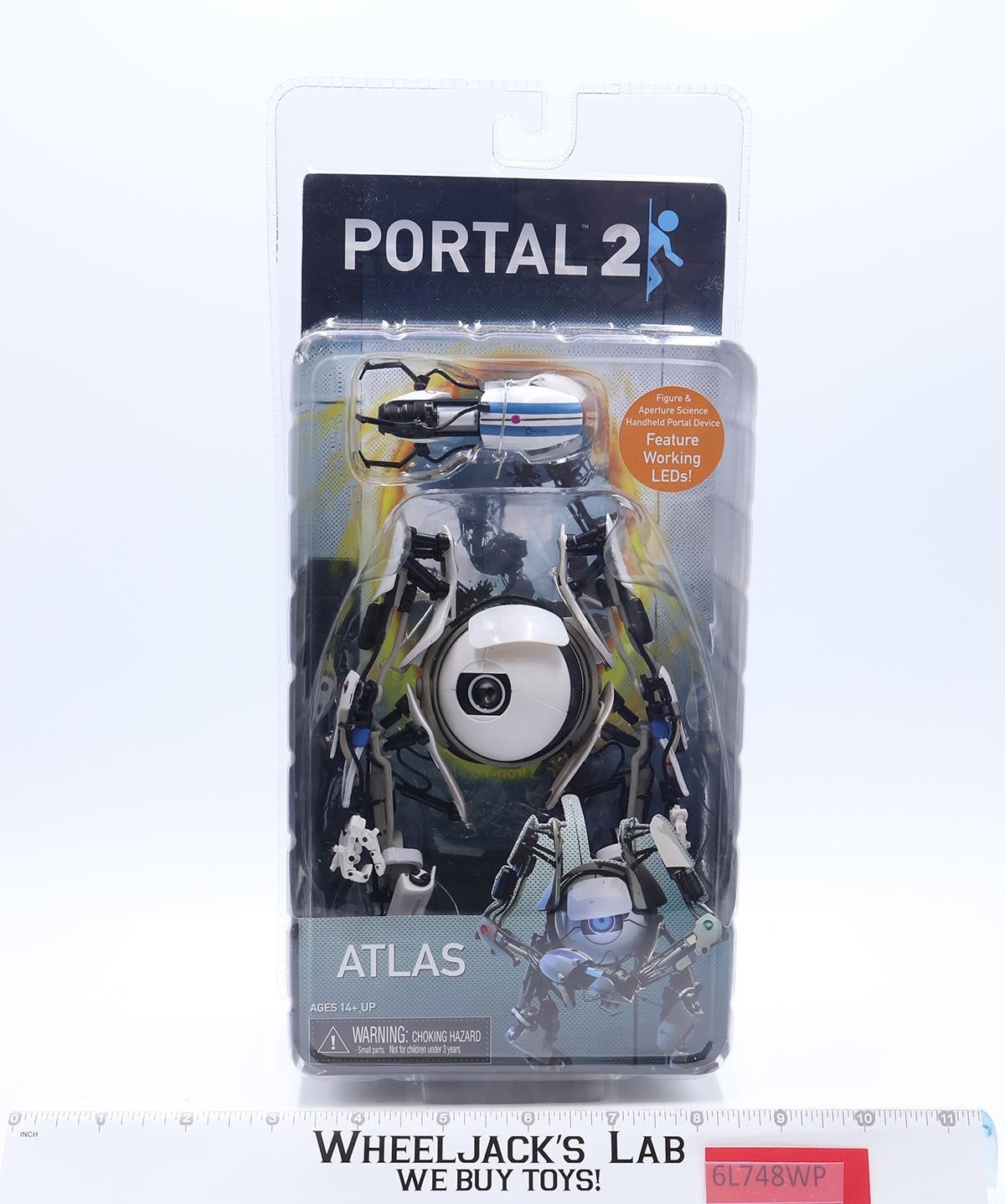 Atlas Portal 2 2014 NECA Action Figure NEW SEALED - Wheeljack's Lab