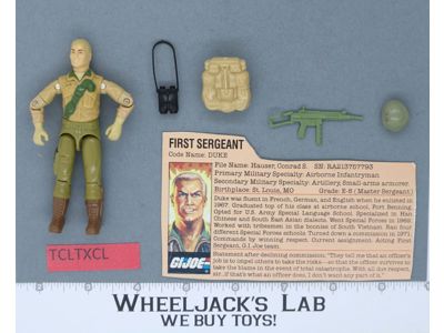 Duke V1 MAIL AWAY 100% Complete G.I. Joe 1983 Hasbro Vintage Action Figure